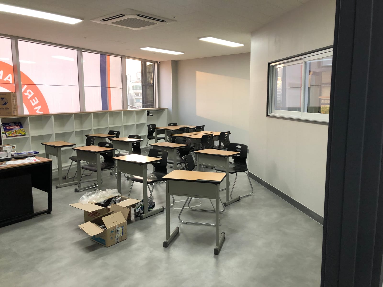 천안 직산읍 학교청소 시공 사진